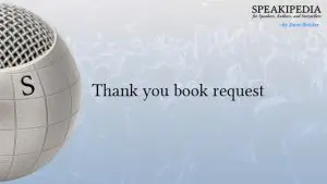 Thank you book request