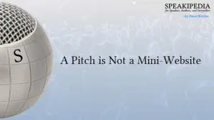 A Pitch is Not a Mini-Website