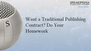 Want a Traditional Publishing Contract? Do Your Homework