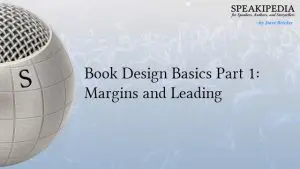 Book Design Basics Part 1: Margins and Leading