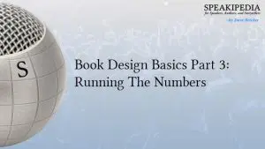 Book Design Basics Part 3: Running The Numbers