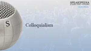 Colloquialism