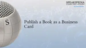 Publish a Book as a Business Card