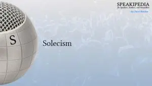 Solecism