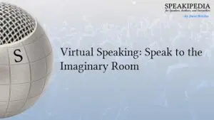 Virtual Speaking: Speak to the Imaginary Room Virtual Speaking: Speak to the Imaginary Room