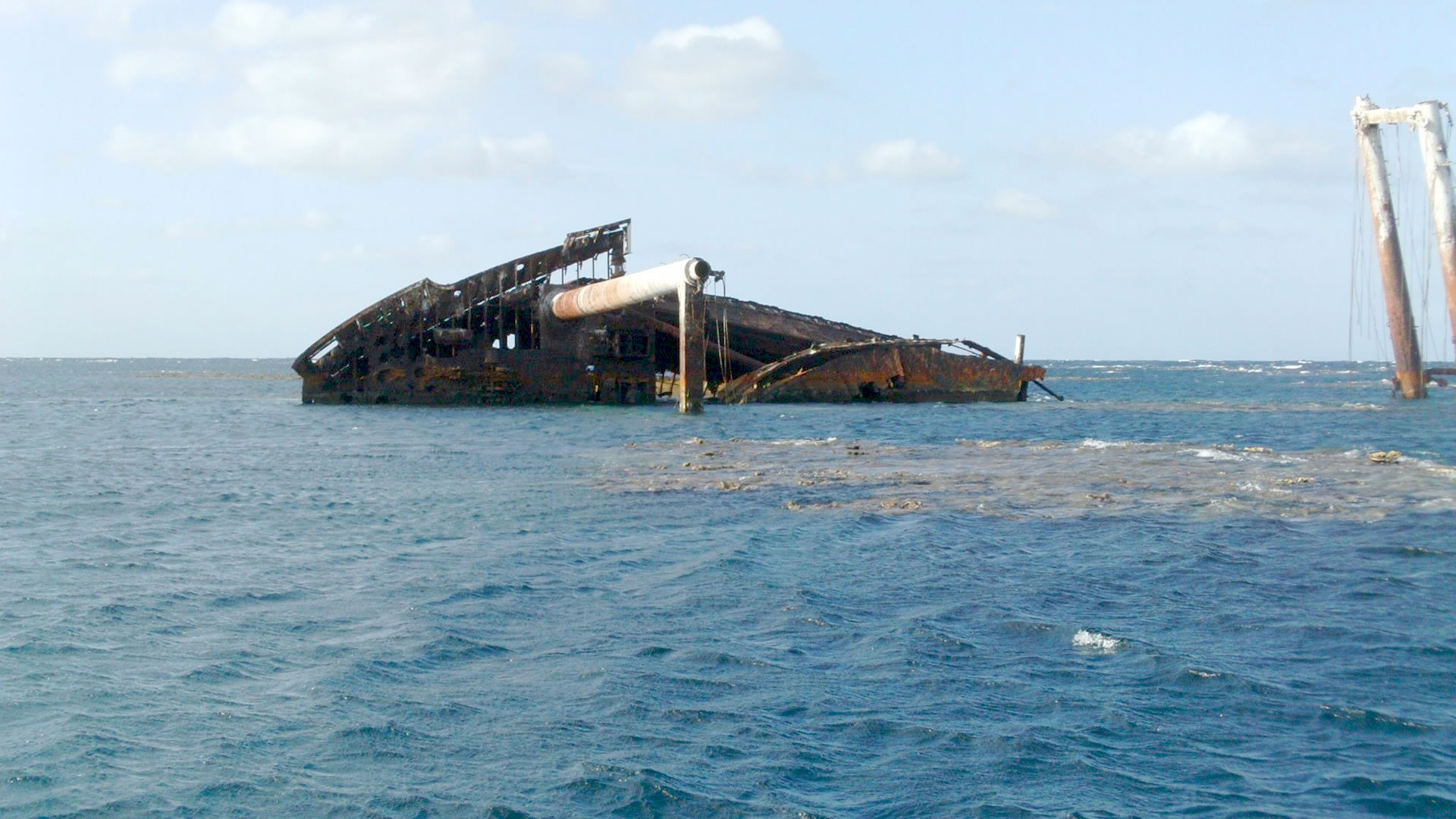 shipwreck of Polyxeni 2013