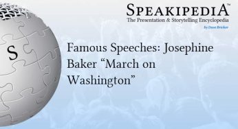 Famous Speeches: Josephine Baker “March on Washington”