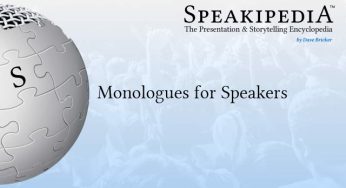Monologues for Speakers