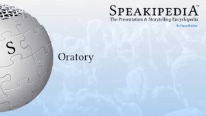 Oratory