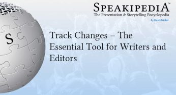 Track Changes – The Essential Tool for Writers and Editors