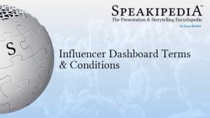 Influencer Dashboard Terms & Conditions