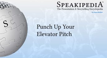 Punch Up Your Elevator Pitch