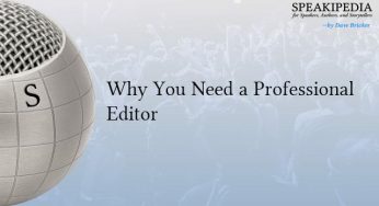 Why You Need a Professional Editor