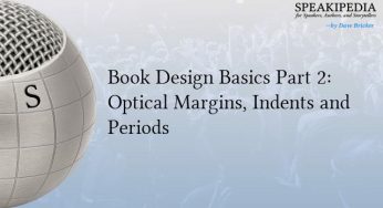 Book Design Basics Part 2: Optical Margins, Indents and Periods