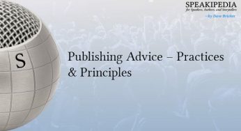 Publishing Advice – Practices & Principles